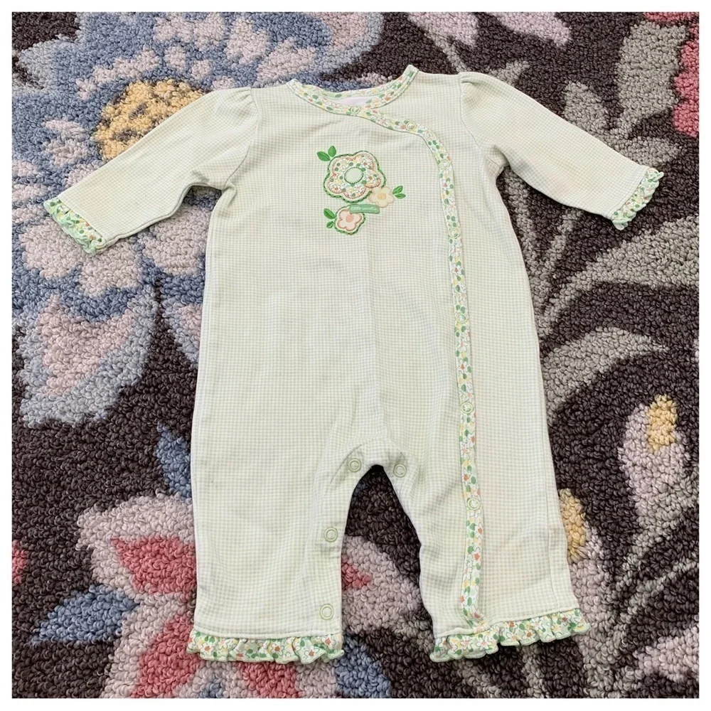 Vintage Carters Coverall Jumper Romper Layette Playsuit Outfit Baby 6 Months